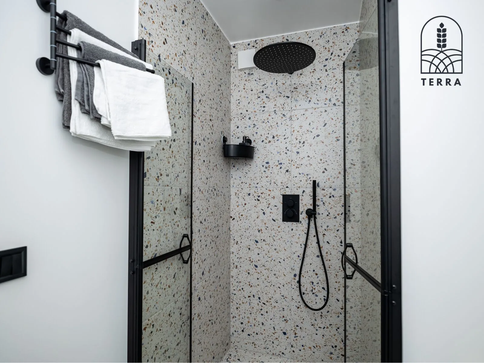 The rain shower — Terra House, Ventspils