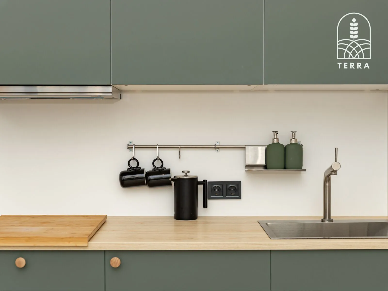 The kitchen — Terra House, Ventspils